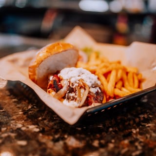 BLUE CHEESE BOMB BURGER